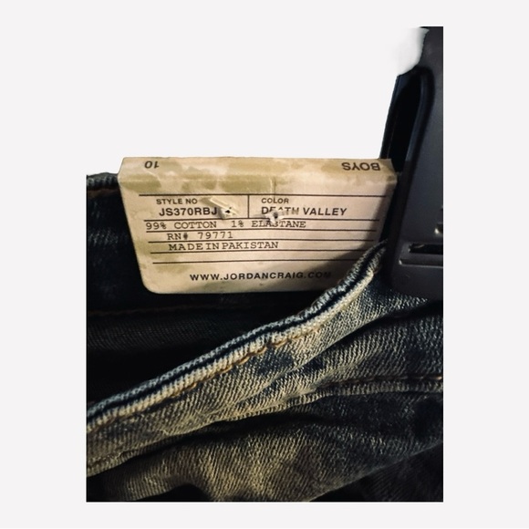 Jordan Craig Boys Legacy Edition Jeans Size 10 – Death Valley Distressed Wash - Picture 11 of 13